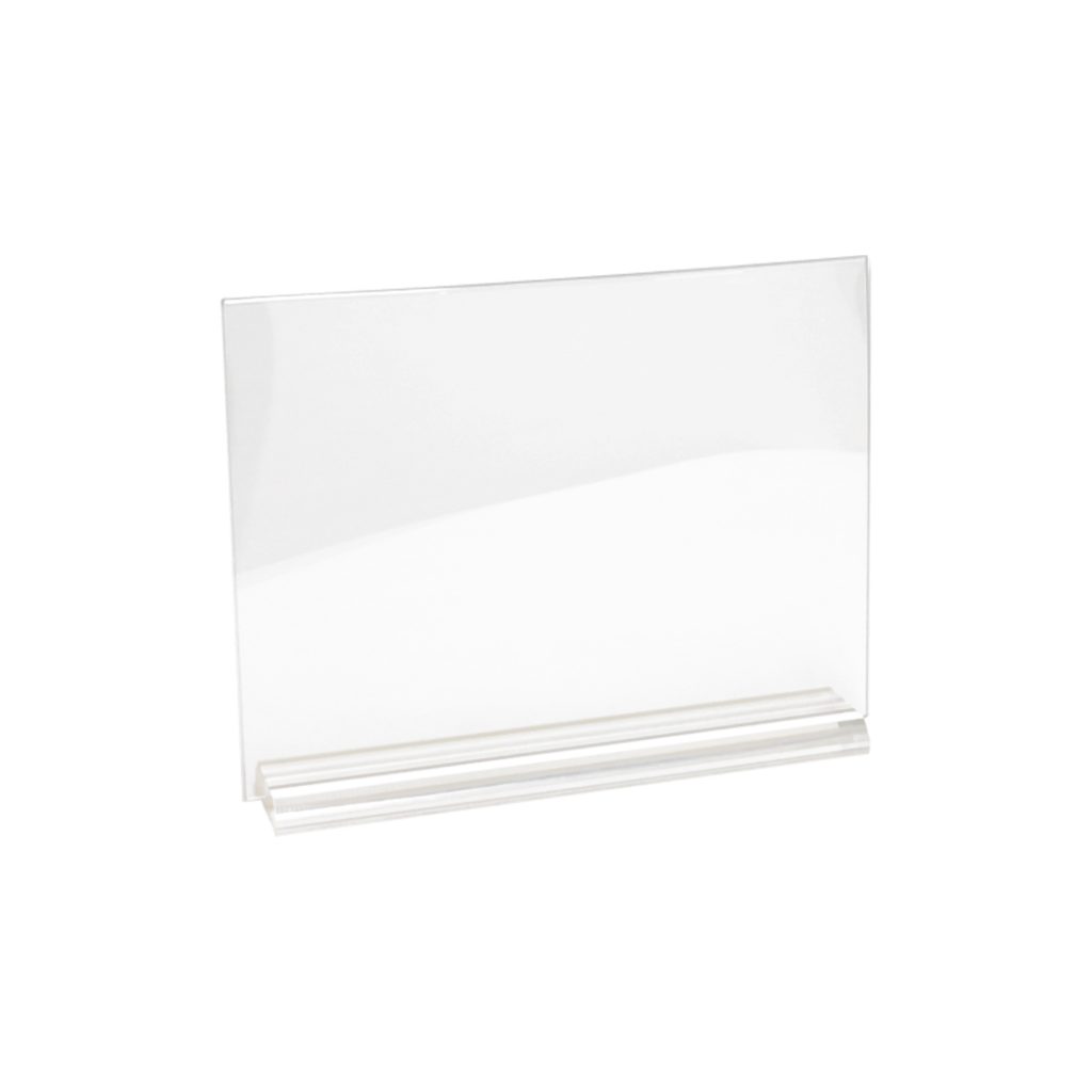 A5 Signage Holder on Acrylic Block (horizontal) Fresh Produce Displays