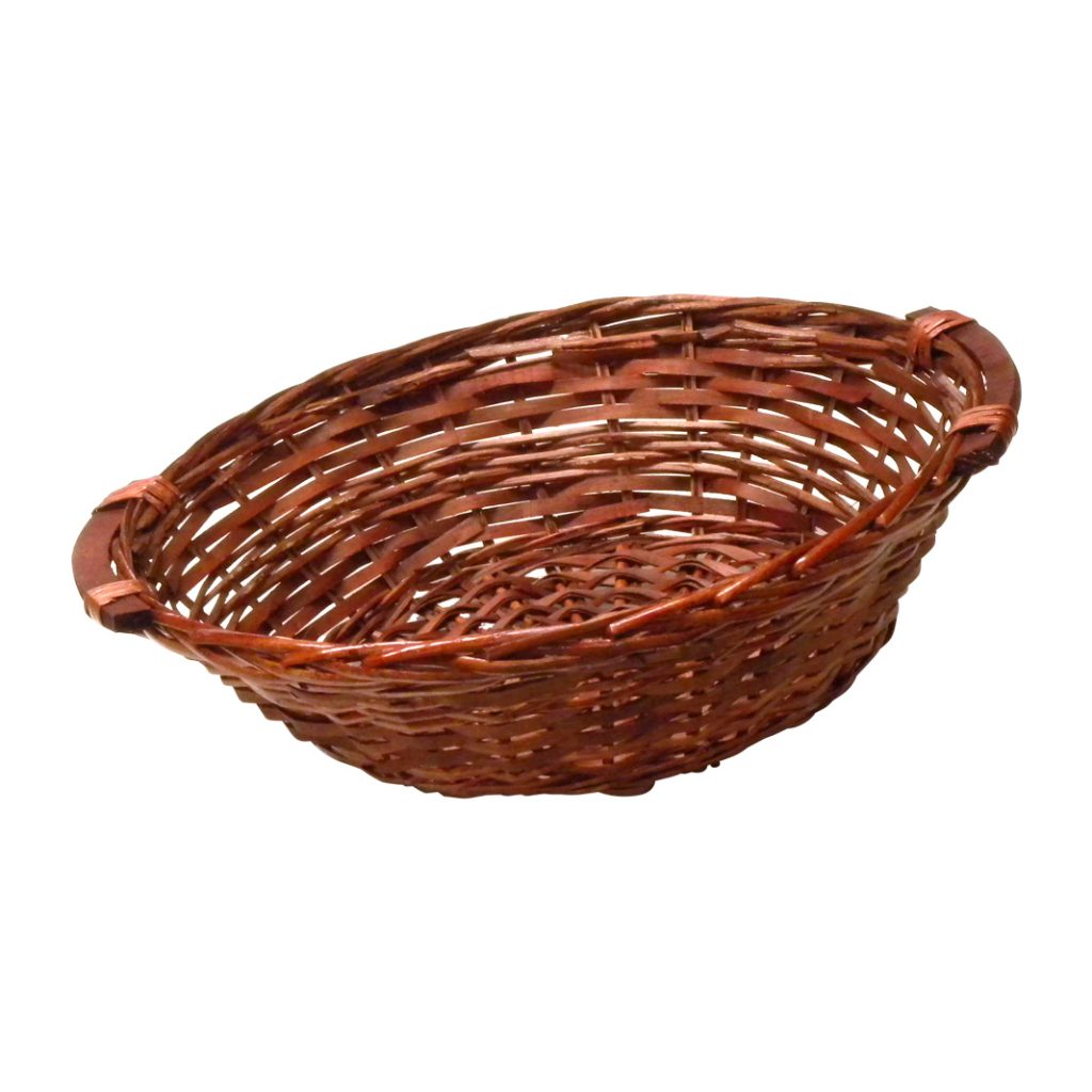 Round Natural wicker basket Fresh Produce Displays
