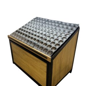 VDC-Option1 - bulk food display cabinet, with fruit separators